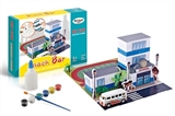 OBL762436 - DIY scene building gypsum coloured drawing or pattern - school