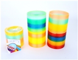 OBL762847 - Mixed color rainbow circle 4 mixed crystal