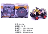 OBL763938 - 1:36四通方向盘越野水转印摩托车 (带灯光)