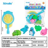 OBL764515 - 环保哨子动物五只装配捕鱼网