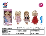 OBL764561 - 10 inch midew enamel hands and feet (3 kinds of clothes mixed, with ic and comb)