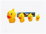 OBL764664 - Big head duck four pack (12 cm, 8 cm, 7 cm, 6 cm)
