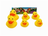 OBL764681 - Flat nose duck six pack (7 cm, 6 cm, 2 only 5 cm, 2 only 4 cm)