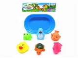 OBL764711 - Six animals only assembly the tub