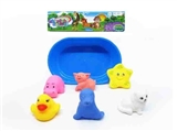 OBL764714 - Six animals only assembly the tub