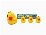 OBL764759 - Big boobs duck with 3 little Mimi duck (11 cm / 5 cm3) only