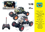 OBL765095 - 1:18 cross lights water transfer printing open-topped jeep off-road climbing car