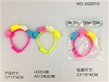 OBL765512 - 生日派对.布艺花LED头箍