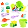 OBL765720 - Soft plastic flower POTS beach barrels 12 times