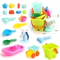 OBL765729 - Soft rubber castle beach barrels covered 18 times