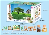 OBL766460 - 户外田园+小熊夫妻