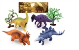 OBL766938 - 4只5寸恐龙带树套装
