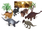 OBL766947 - 6只5寸恐龙带树套装