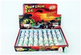 OBL767582 - 白底彩色裂痕膨胀恐龙孵化蛋 54PCS