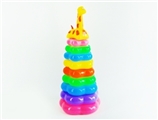 OBL767646 - 9 layer fawn plum flower form of a ring