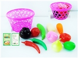 OBL767955 - 篮子装水果蔬菜11PCS