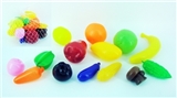 OBL767996 - Fruits and vegetables 14 PCS
