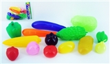 OBL768006 - Fruits and vegetables 14 PCS