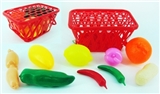 OBL768019 - Fruits and vegetables, 9 PCS