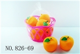 OBL768263 - Squeezing the call with fruit orange 8 basket