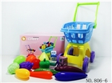 OBL768299 - Shopping cart with fruits and vegetables May 17 PCS small box