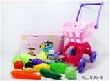 OBL768301 - Shopping cart with fruits and vegetables May 17 PCS small box