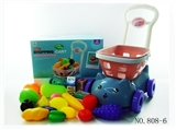 OBL768307 - Shopping cart with fruits and vegetables, 5 small box 20 PCS