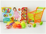 OBL768313 - Shopping cart with fruit 10 PCS
