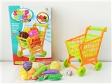 OBL768314 - Shopping cart with vegetables 11 PCS