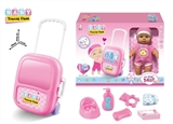 OBL768776 - 12 inch dolls with luggage house suit (IC evade glue)