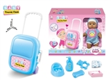 OBL768777 - 12 inch dolls with luggage house suit (IC evade glue)