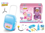 OBL768779 - 12 inch dolls with luggage house suit (IC evade glue)