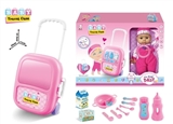 OBL768781 - 12 inch dolls IC with luggage house suit with accessories