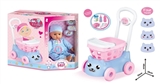 OBL768824 - 16 inch doll IC with mini shopping cart (with accessories)