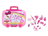 OBL769238 - HELLO KITTY手提箱粉红饰品13件套