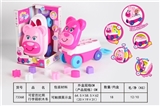 OBL769678 - 可爱芭比熊 行李箱积木车