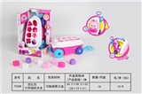 OBL769681 - 芭比色  行李箱积木车