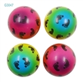 OBL770693 - 7.6 CM dazzle colour print PU ball 4 pack