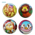 OBL770695 - 7.6 CM PU ball 4 pack animals