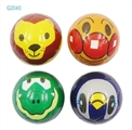 OBL770712 - 6.3 CM PU ball 4 pack animals head expression