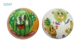 OBL770719 - 6.3 CM PU ball 2 pack fruit expression