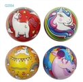 OBL770726 - 6.3 CM unicorn PU ball 4 pack