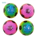 OBL770735 - 6.3 CM dazzle colour PU soccer ball 4 grain of loading