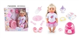 OBL771528 - BABY BORN SISTER 18-inch dolls to drink pee 12 sound IC with toilet diaper liquid bottle, water bott
