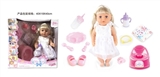 OBL771530 - BABY BORN SISTER 18-inch dolls to drink pee 12 sound IC with toilet diaper liquid bottle, water bott