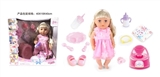 OBL771531 - BABY BORN SISTER 18-inch dolls to drink pee 12 sound IC with toilet diaper liquid bottle, water bott