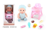 OBL771754 - 9 inch doll with 6 sound IC with chair of candy