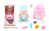 OBL771757 - 9 inch doll with 6 sound IC with chair of candy