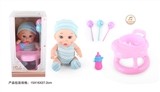 OBL771765 - 9 inch doll with 6 sound IC with chair of candy
