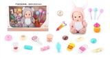 OBL771774 - 9 inch doll with 6 sound IC parts with candy food 19 samples